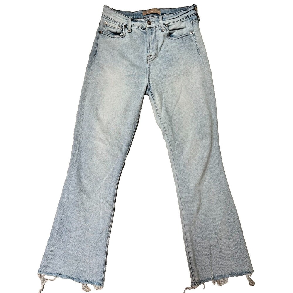 7 For All Mankind Jeans Luxe Vintage Lightwash 24.5 Inseam Western Baby Boot 26